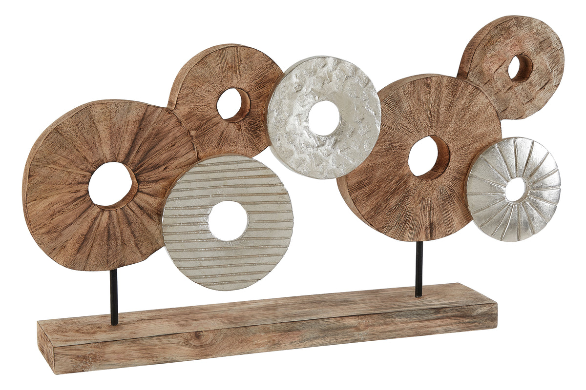 Elementi 7 Disc Wooden Sculpture